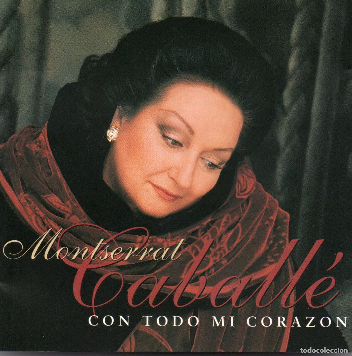CDs de m&uacute;sica: MONTSERRAT CABALL&Eacute; - CON TODO MI CORAZ&Oacute;N - 17 TRACKS - ED. RCA VICTOR / BMG - A&Ntilde;O 1998.