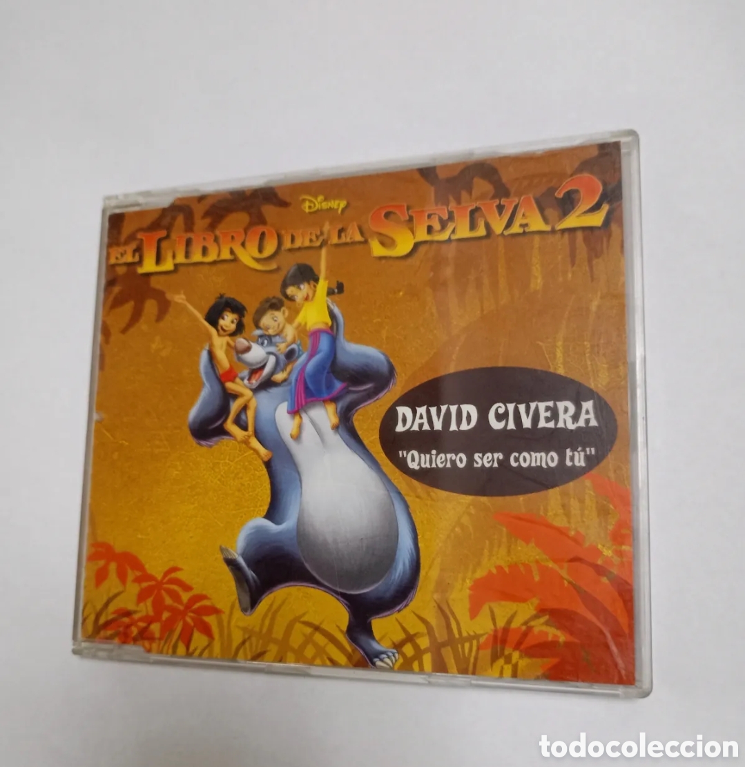 CDs de m&uacute;sica: DAVID CIVERA CD SINGLE PROMOCIONAL QUIERO SER COMO TU (EL LIBRO DE LA SELVA 2)