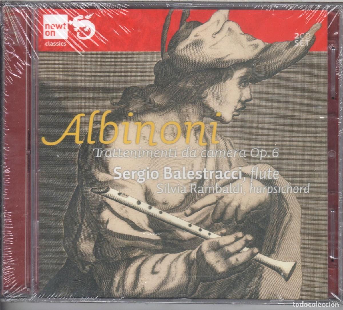 CDs de m&uacute;sica: Albinoni: Trattenimenti da Camera Op.6 (Sonatas para flauta) 2 CDs Nuevo precintado