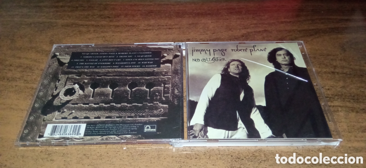 CDs de m&uacute;sica: JIMMY PAGE & ROBERT PLANT - NO QUARTER