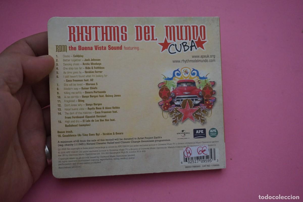 CDs de m&uacute;sica: CD - RHYTHMS DEL MUNDO - CUBA - DISCO COMO NUEVO - Foto 4