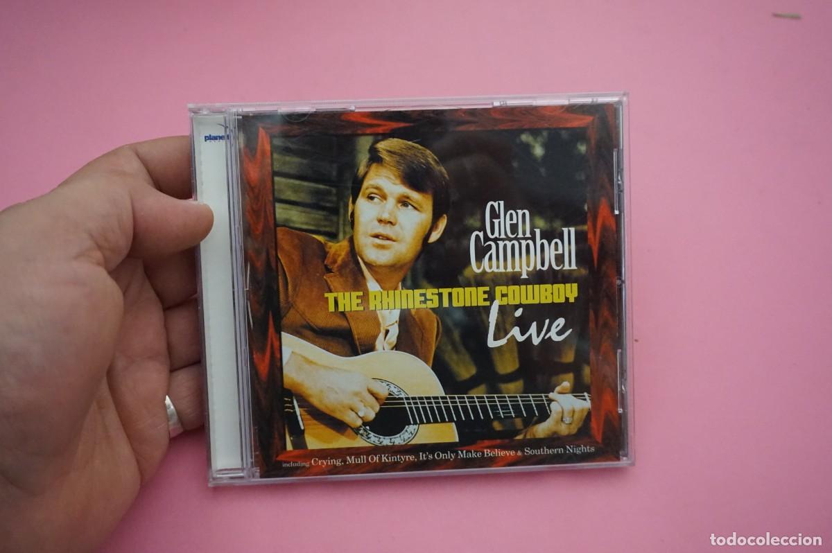 CDs de m&uacute;sica: CD - THE RHINESTONE COWBOY - GLEN CAMPBELL - LIVE - DISCO COMO NUEVO