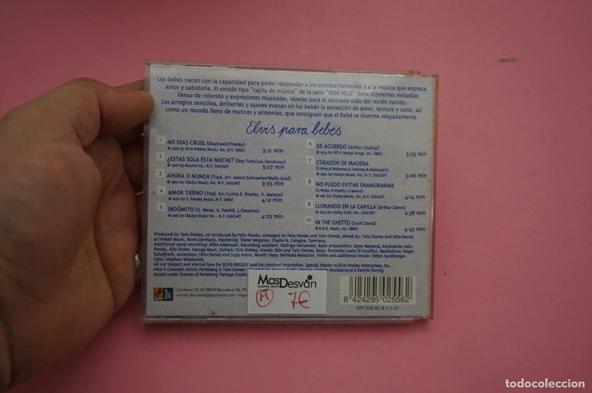CDs de m&uacute;sica: CD - ELVIS PARA BEBES - LOS EXITOS DEL REY DEL ROCK - DISCO COMO NUEVO - Foto 3