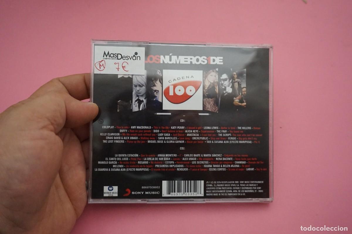 CDs de m&uacute;sica: CD - LOS NUMEROS 1 DE CADENA 100 - 2 DISCOS - DISCO COMO NUEVO - Foto 4