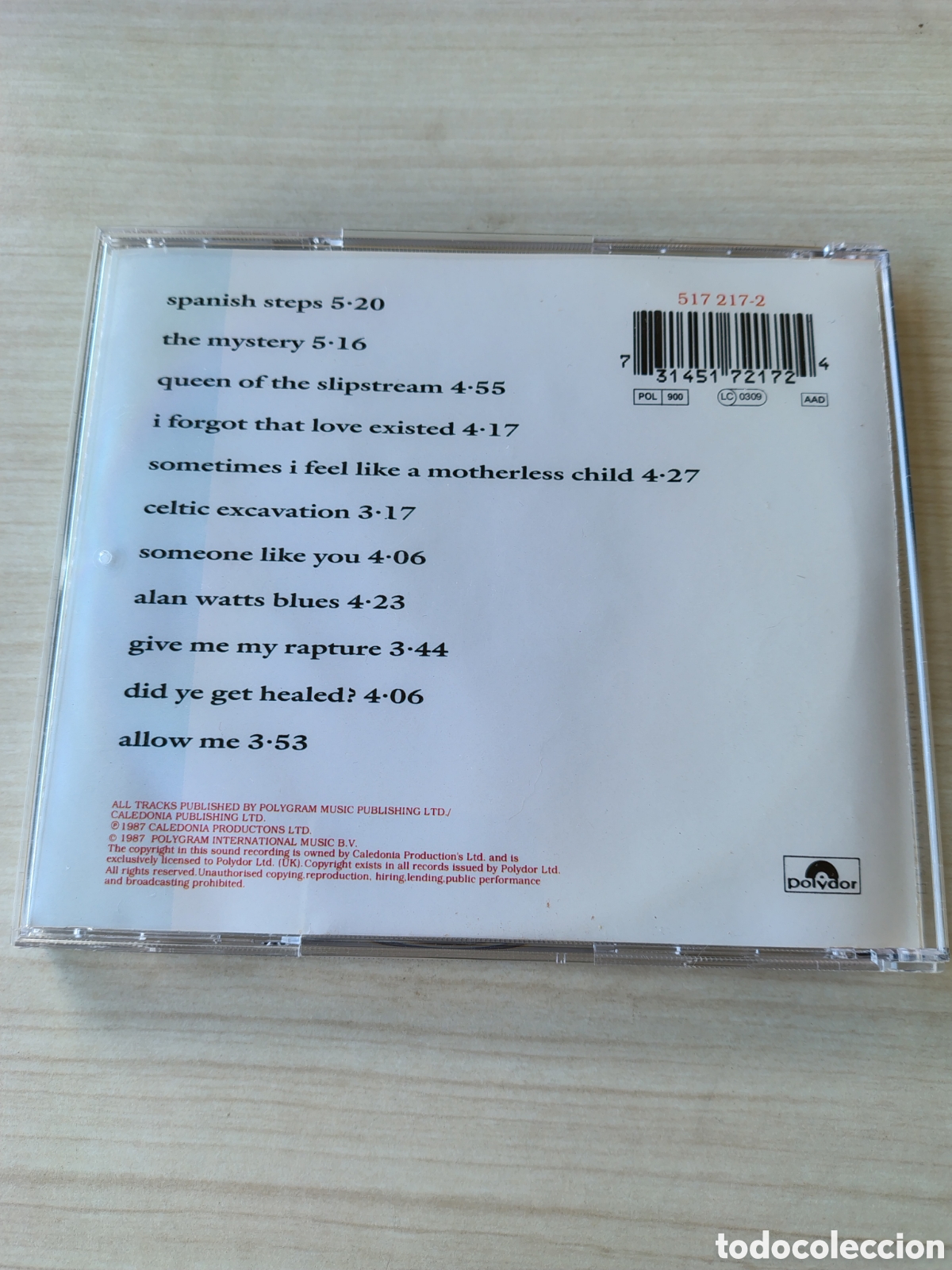CDs de m&uacute;sica: VAN MORRISON Poetic Champions Compose ( 1987 POLYDOR UK ) - Foto 3
