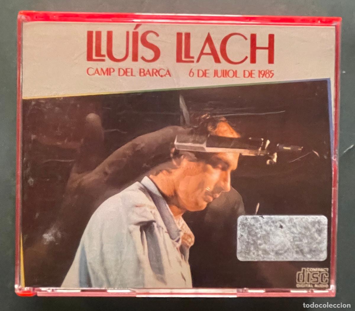 CDs de m&uacute;sica: LLUIS LLACH / CAMP DEL BAR&Ccedil;A 6 DE JULIOL DE 1985 / 2CD 1989 CBS / ESPA&Ntilde;A