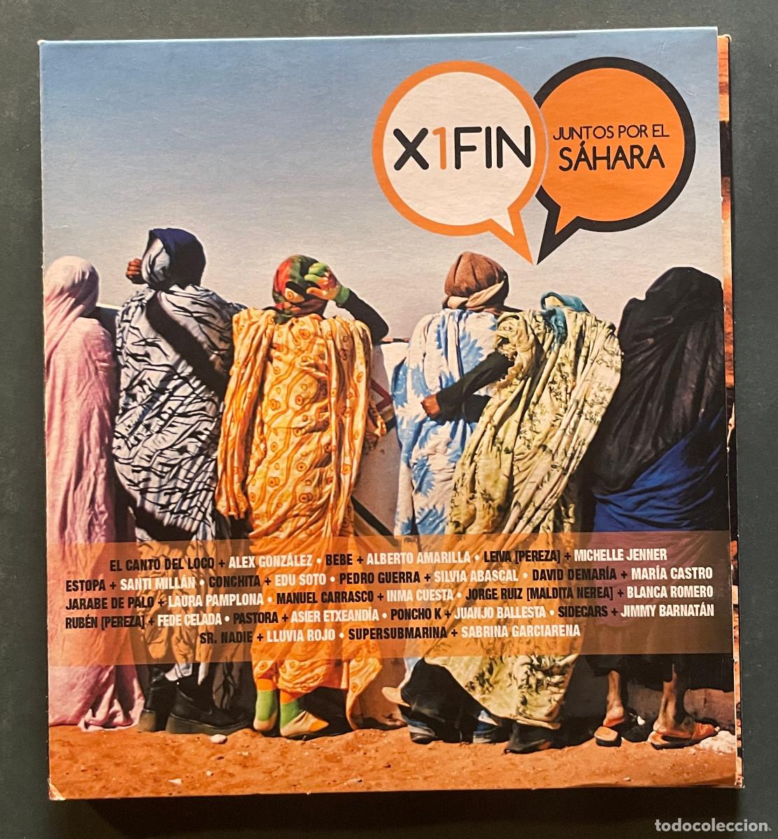 CDs de m&uacute;sica: X1FIN JUNTOS POR EL SAHARA (PARA LISTADO VER FOTOS) / DIGIPACK CD 2009 SONYMUSIC / ESPA&Ntilde;A