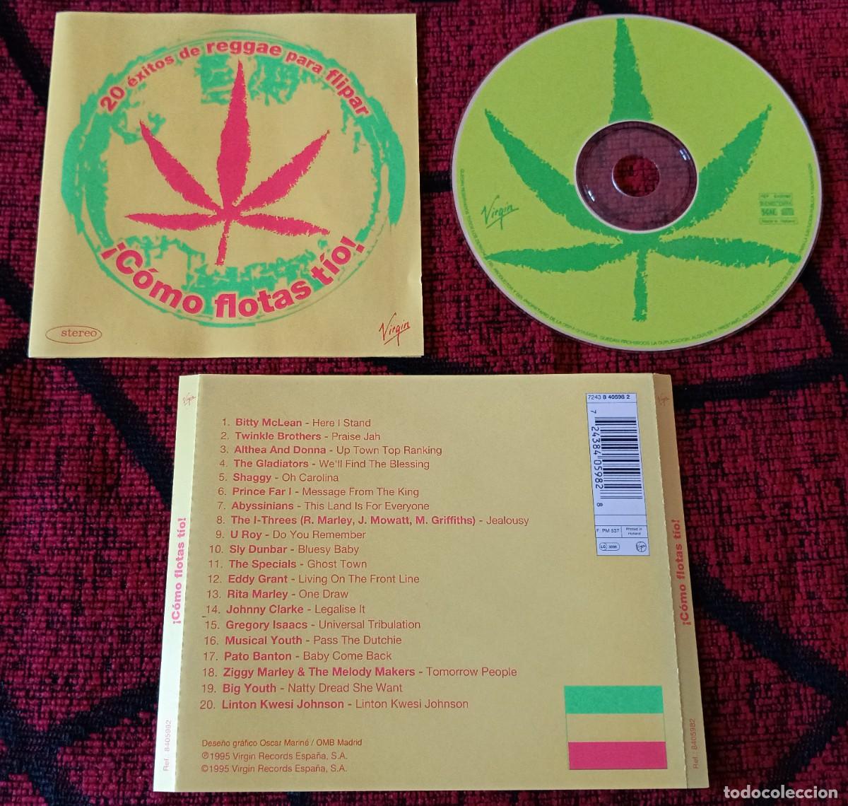 CDs de m&uacute;sica: &iexcl;COMO MOLAS TIO! 20 EXITOS DE REGGAE PARA FLIPAR CD 1995 PATO BANTON Eddy Grant MUSICAL YOUTH