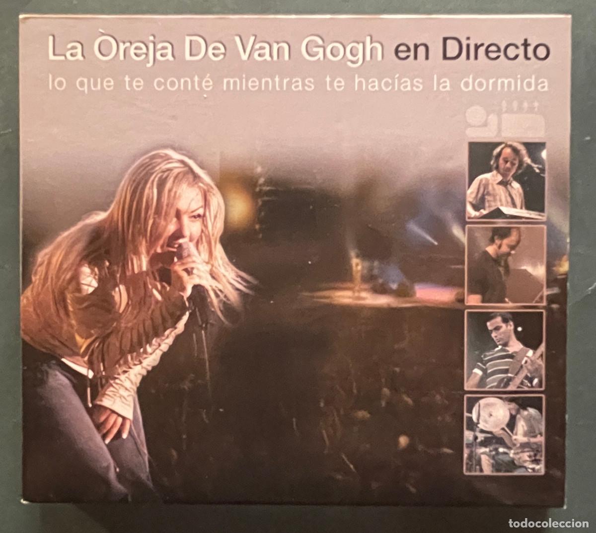 CDs de m&uacute;sica: LA OREJA DE VAN GOGH / EN DIRECTO-LO QUE CONTE MIENTRAS&hellip; / DIGIPACK CD+DVD 2004 SONYMUSIC / ESPA&Ntilde;A