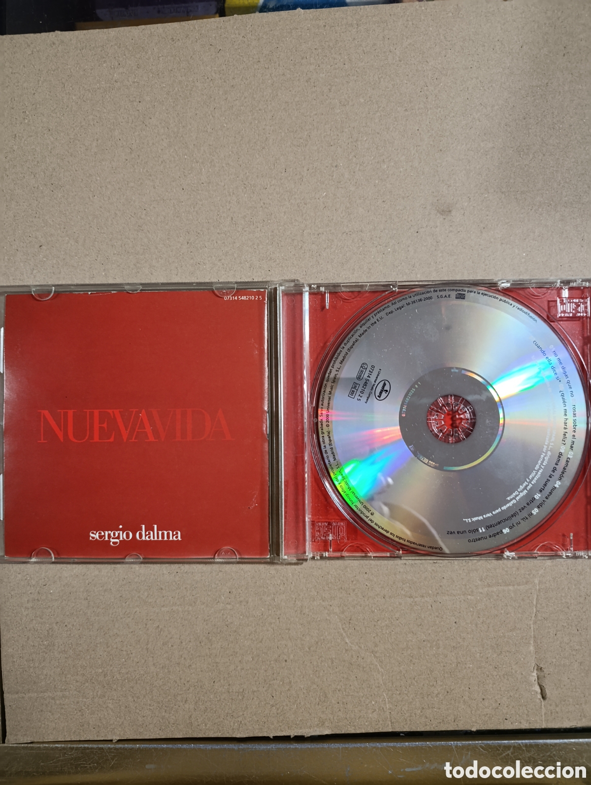 CDs de m&uacute;sica: SERGIO DALMA. NUEVA VIDA. CD. - Foto 3