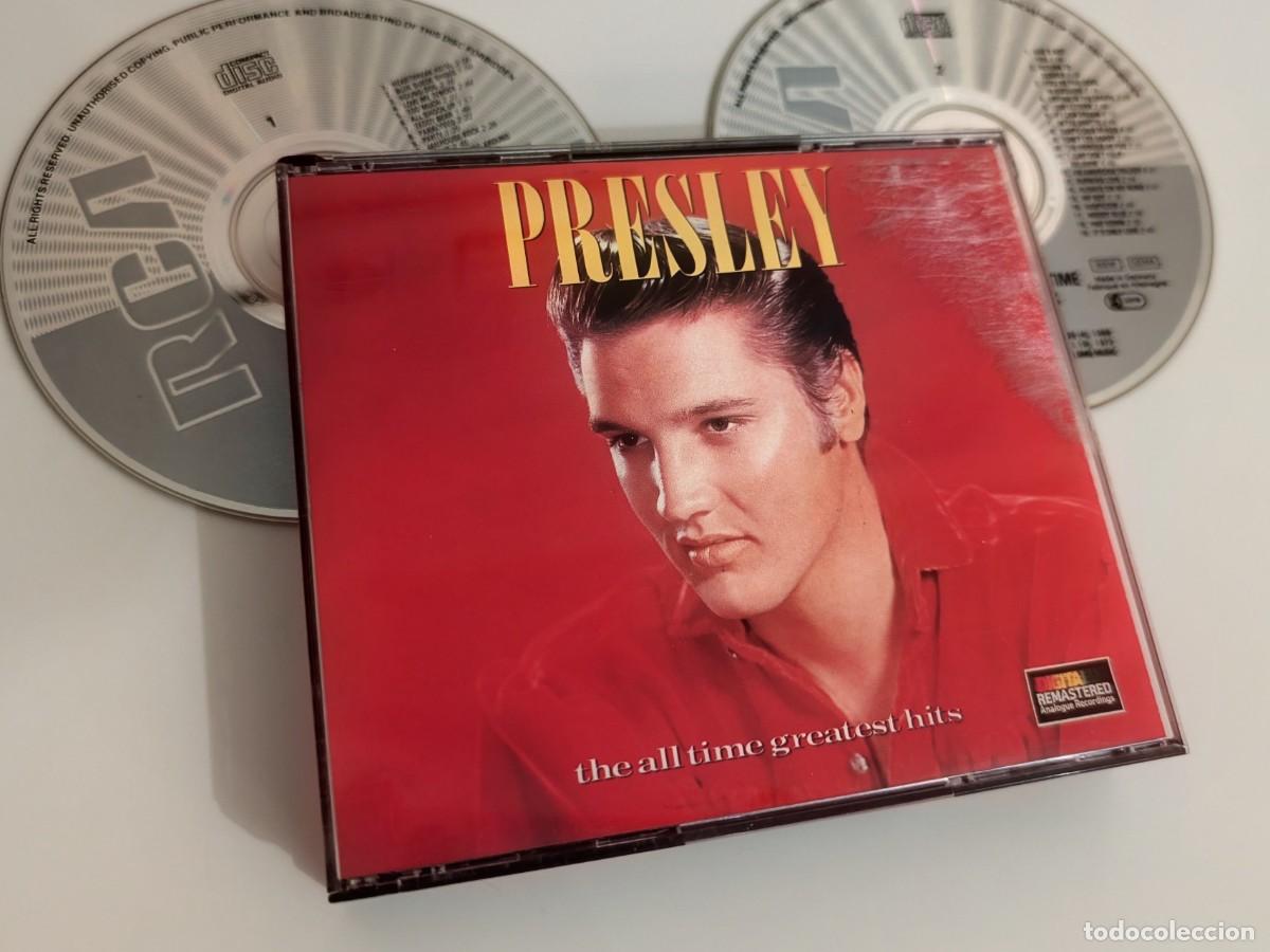 CDs de m&uacute;sica: ELVIS PRESLEY - THE ALL TIME GREATEST HITS ..2 CD&acute;S RCA - CAJA-DOBLE - 1987 - 45 TEMAS . DIGITALY -