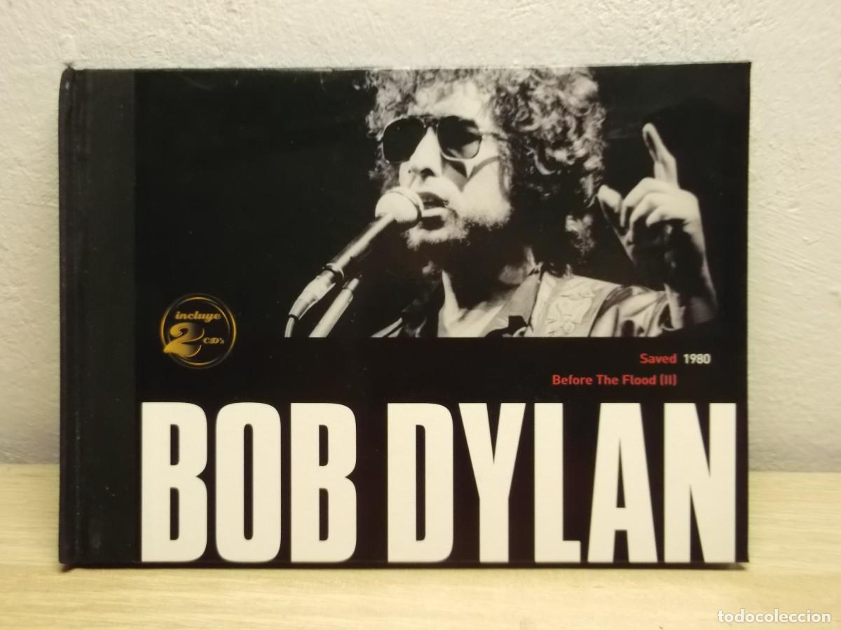 CDs de m&uacute;sica: BOB DYLAN SAVED 1980 + BEFORE THE FLOOD (II) LIBRETO + 2 CD