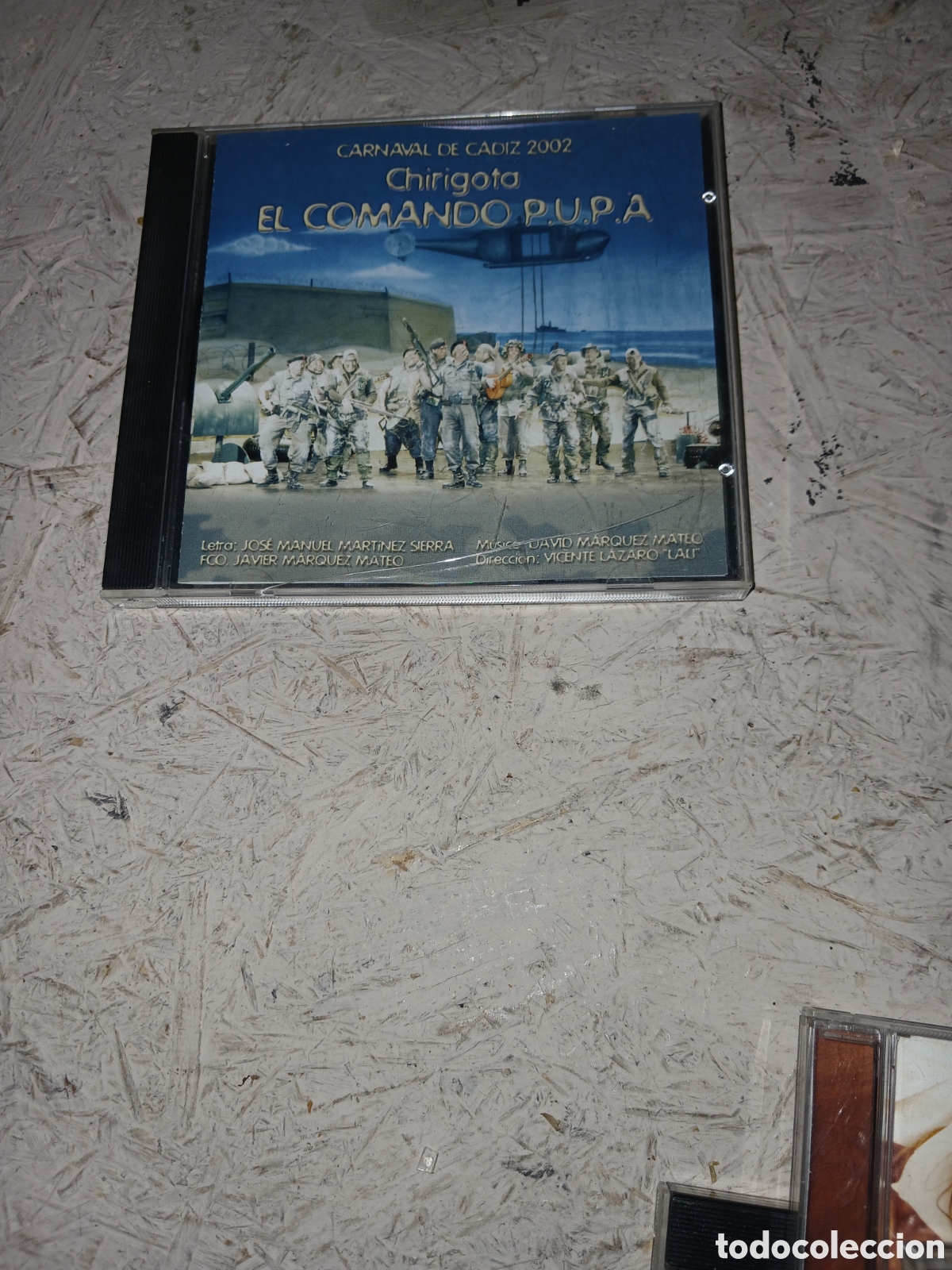 CDs de m&uacute;sica: CD Chirigota &rdquo;El Comando P.U.P.A.&rdquo; - Carnaval de C&aacute;diz 2002, agrupaci&oacute;n de los hermanos Carapapa