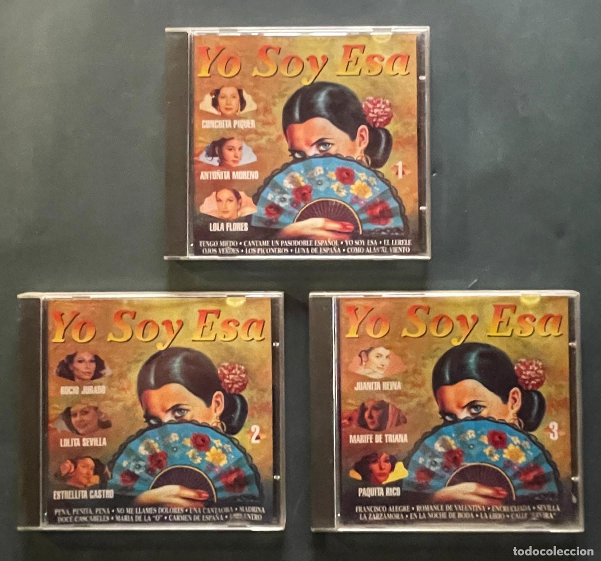CDs de m&uacute;sica: YO SOY ESA / VOL. 1, 2, 3 / 3CD 1995 DIVUCSA / ESPA&Ntilde;A