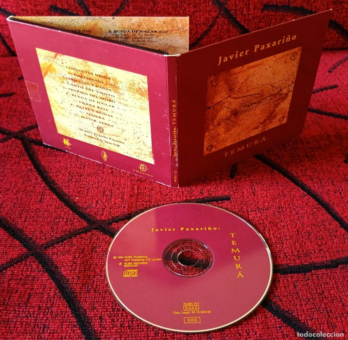 CDs de m&uacute;sica: JAVIER PAXARI&Ntilde;O ** Temur&aacute; ** CD 1994