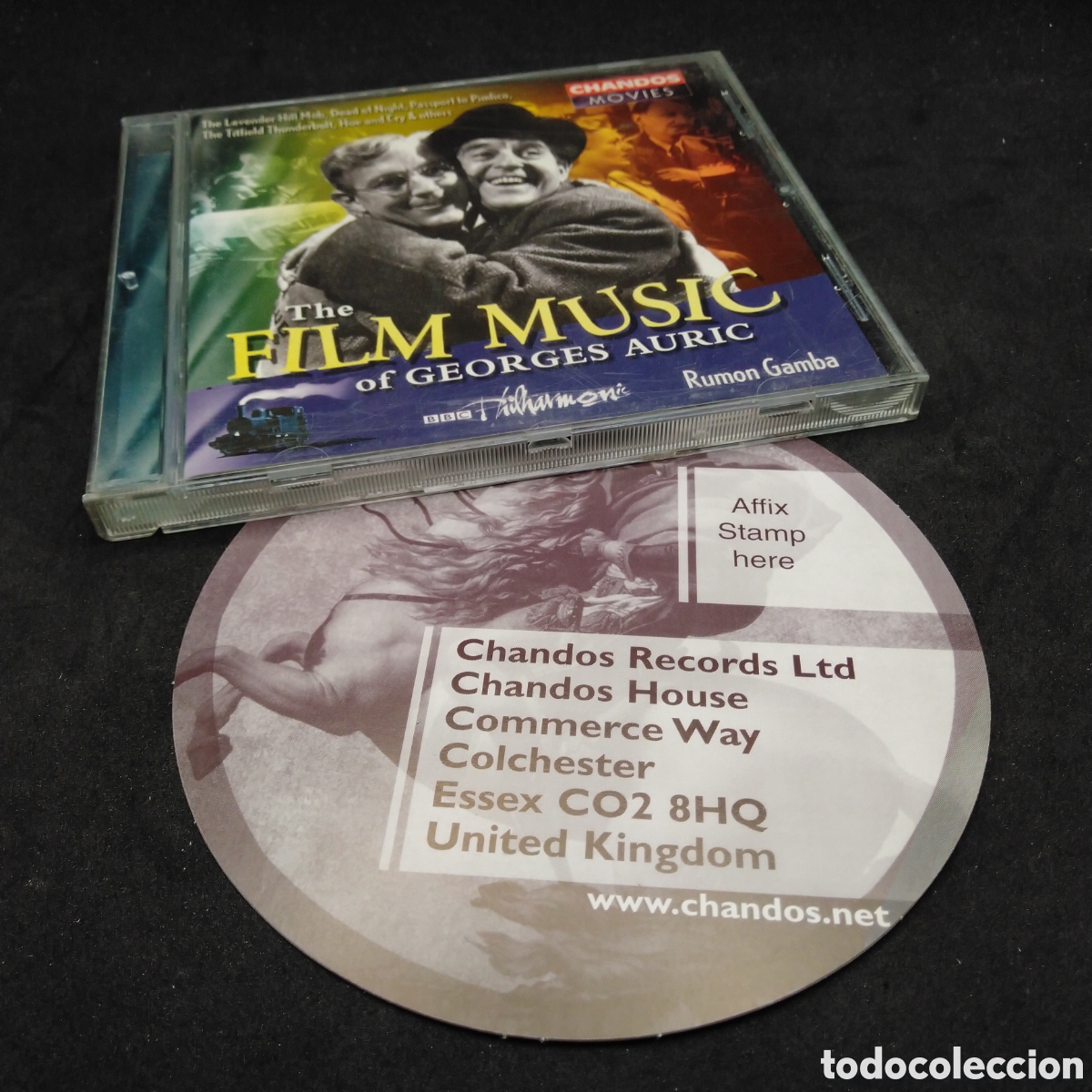 CDs de m&uacute;sica: THE FILM MUSIC OF GEORGES AURIC - RUMON GAMBA BBC PHILHARMOMIC - CD - 1999 - DISCO VERIFICADO