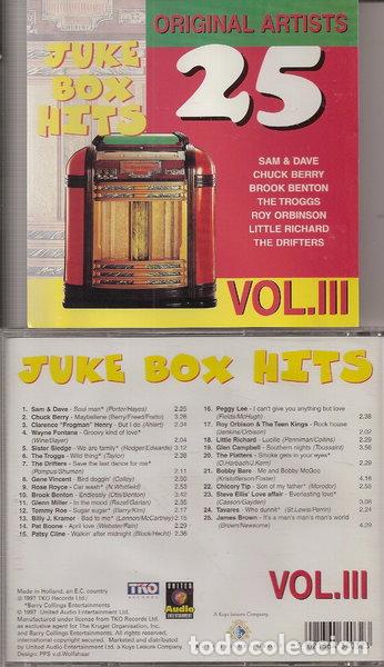 CDs de m&uacute;sica: 25 Juke Box Hits Vol. 3- 5021364340323
