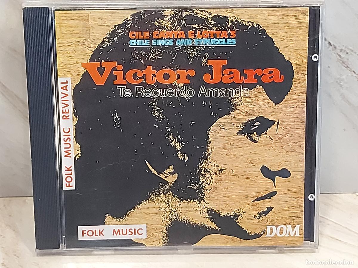 CDs de m&uacute;sica: VICTOR JARA | TE RECUERDO, AMANDA | CD-DOM | EDICI&Oacute;N SUIZA | DE LUJO