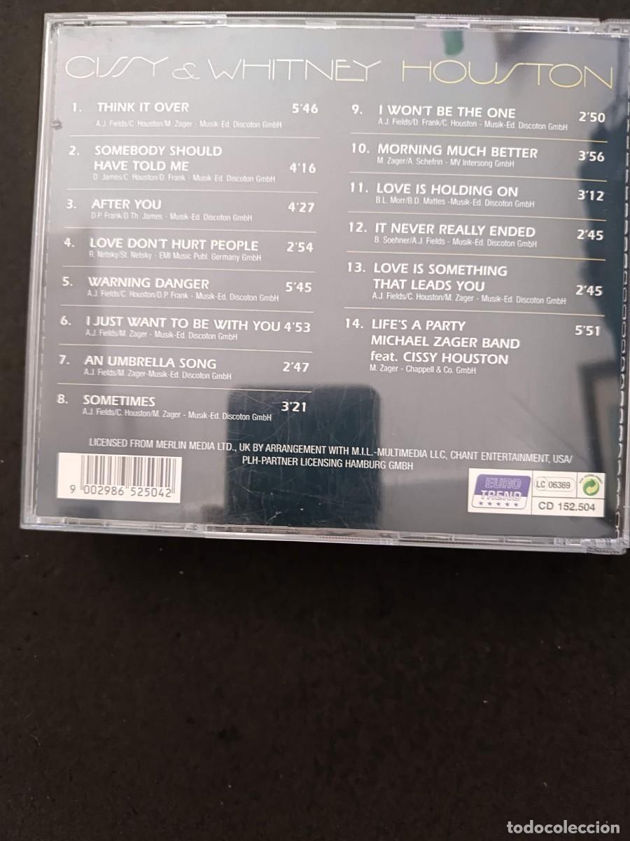 CDs de m&uacute;sica: CISSY & WHITNEY HOUSTON - Foto 2