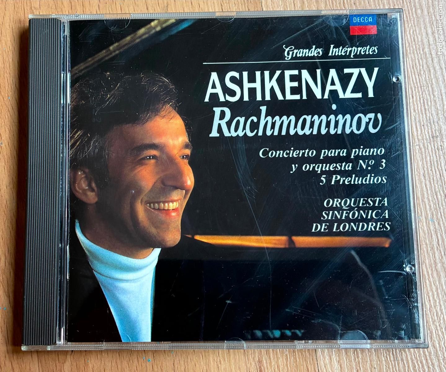 CDs de m&uacute;sica: ASHEKENAZY RACHMANIVOV, Concierto para piano y orquesta num 3 , 5 Preludios CD