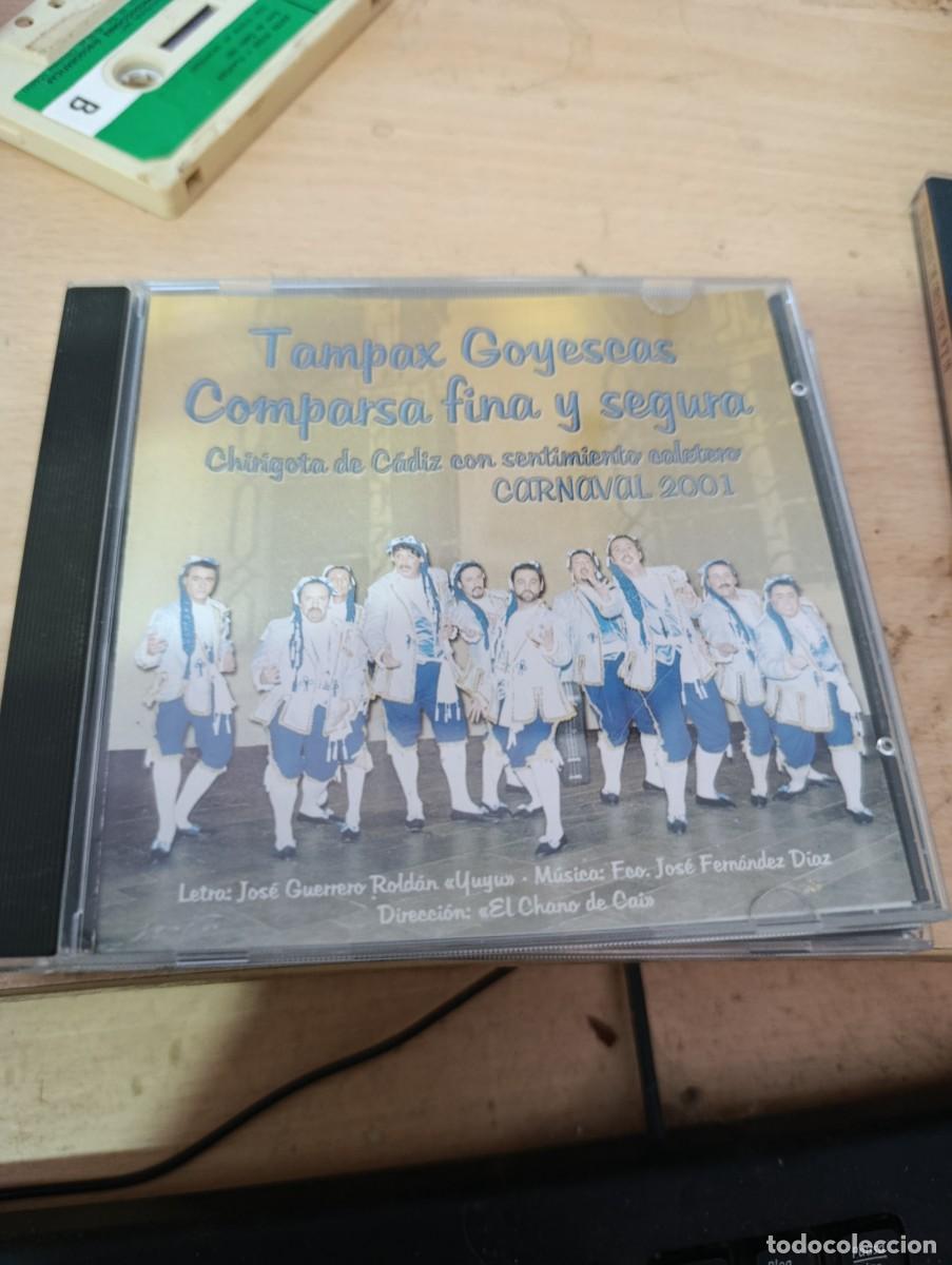 CDs de m&uacute;sica: TAMPAX GOYESCAS COMPARSA FINA Y SEGURA.