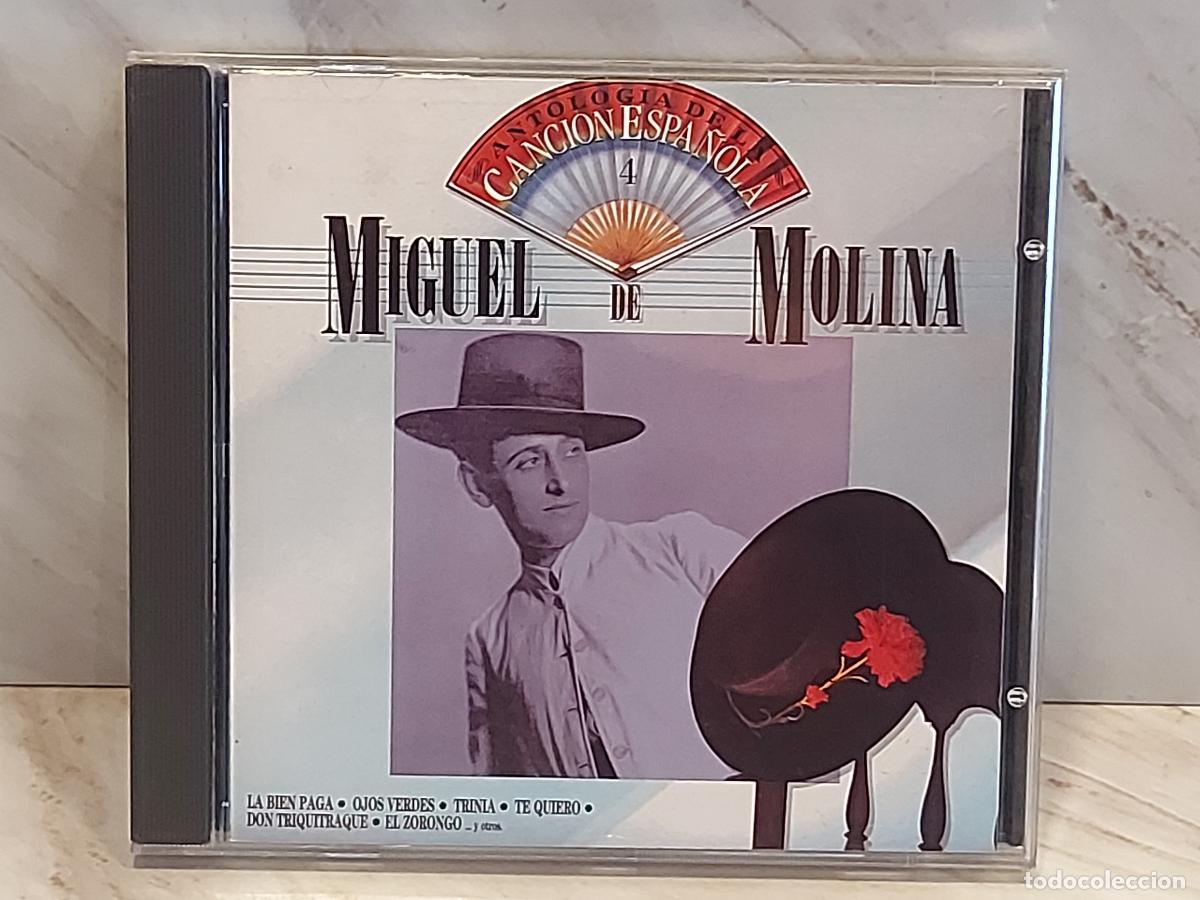 CDs de m&uacute;sica: MIGUEL DE MOLINA | ANTOLOG&Iacute;A DE LA CANCI&Oacute;N ESPA&Ntilde;OLA VOL. 4 | EMI-ODEON 1990 | DE LUJO