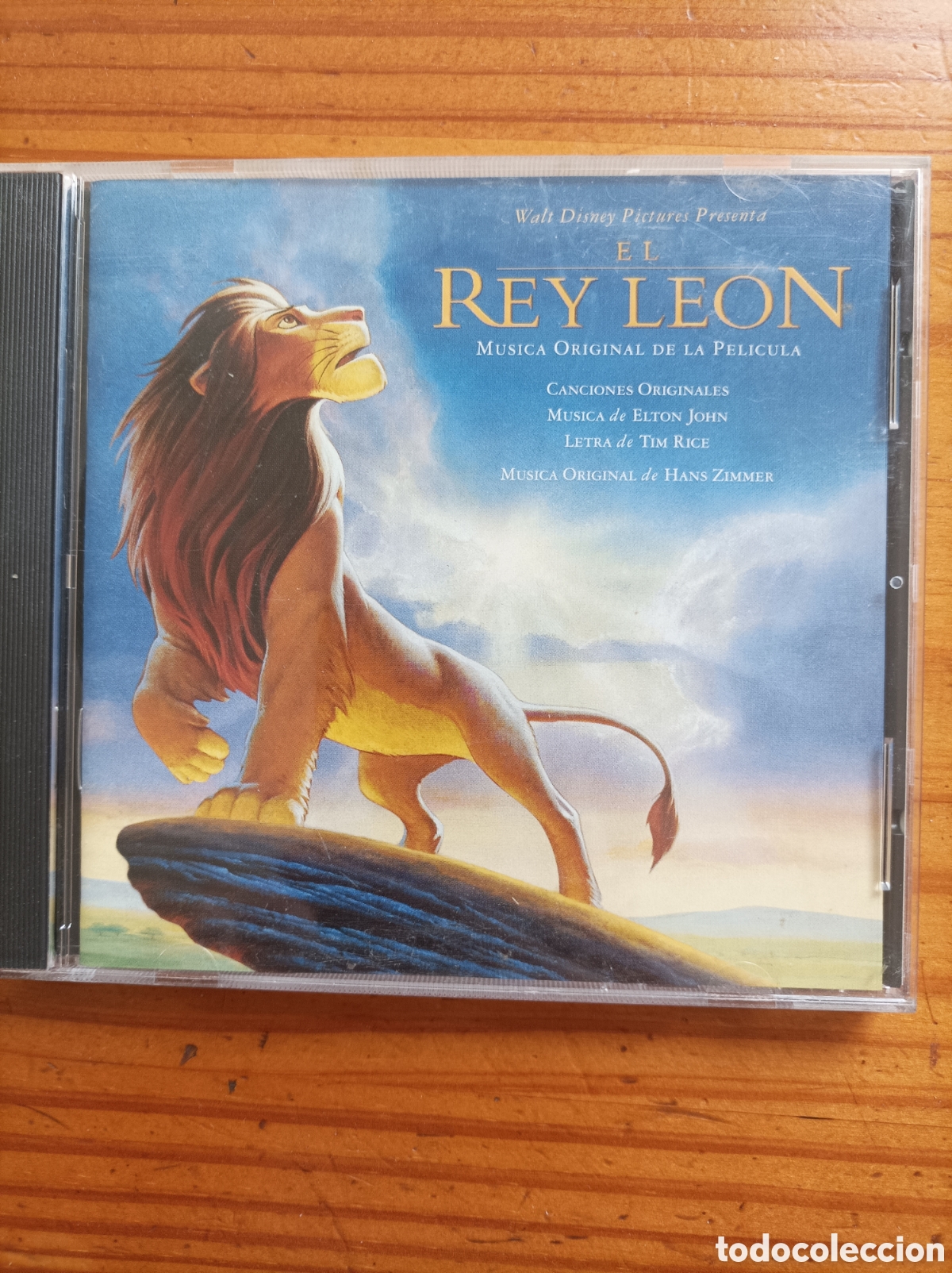 CDs de m&uacute;sica: El Rey Le&oacute;n. M&uacute;sica original de la pel&iacute;cula. Cd.
