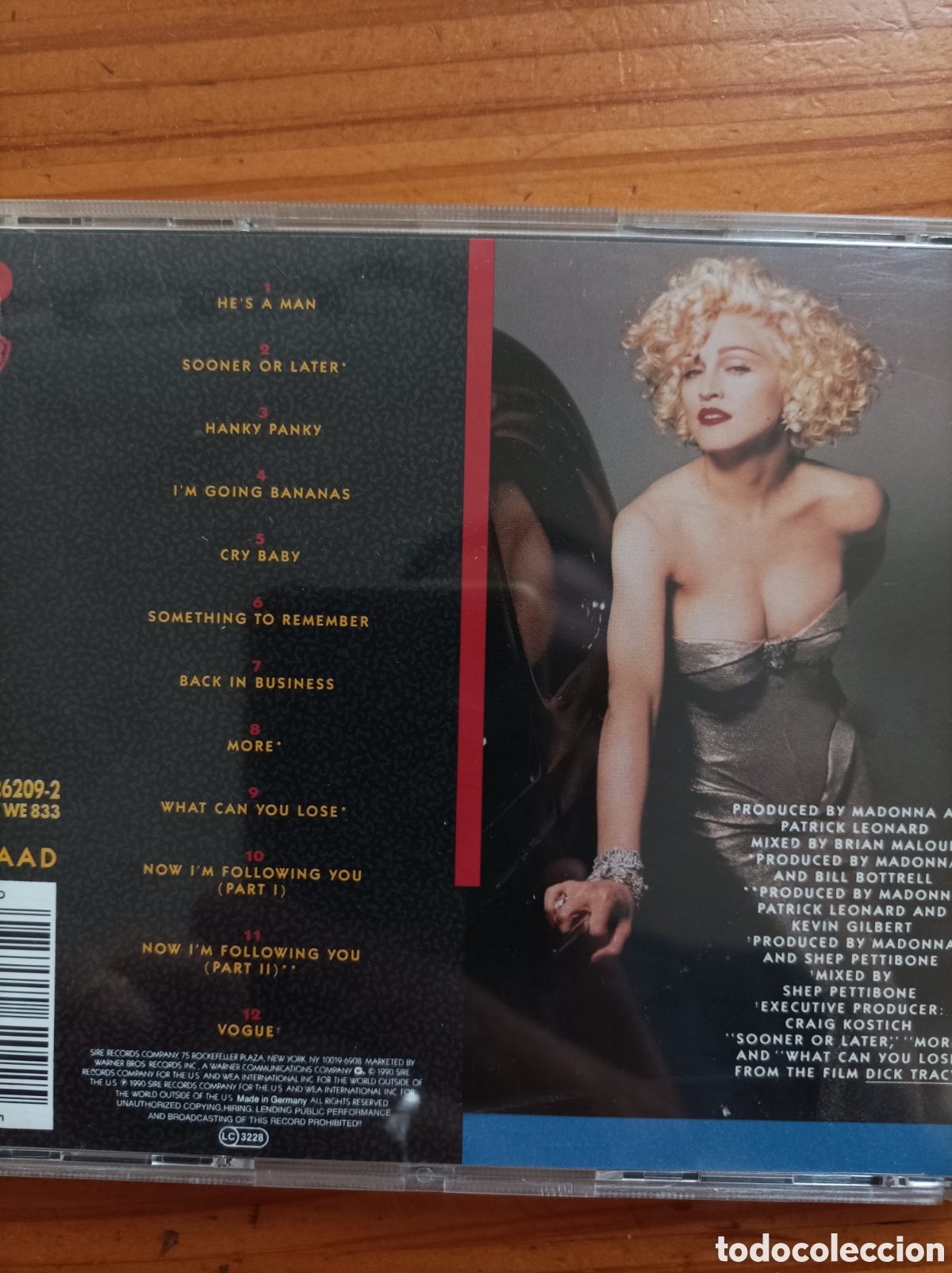 CDs de m&uacute;sica: Madonna. B.s.o. Dick tracy. Cd. - Foto 2
