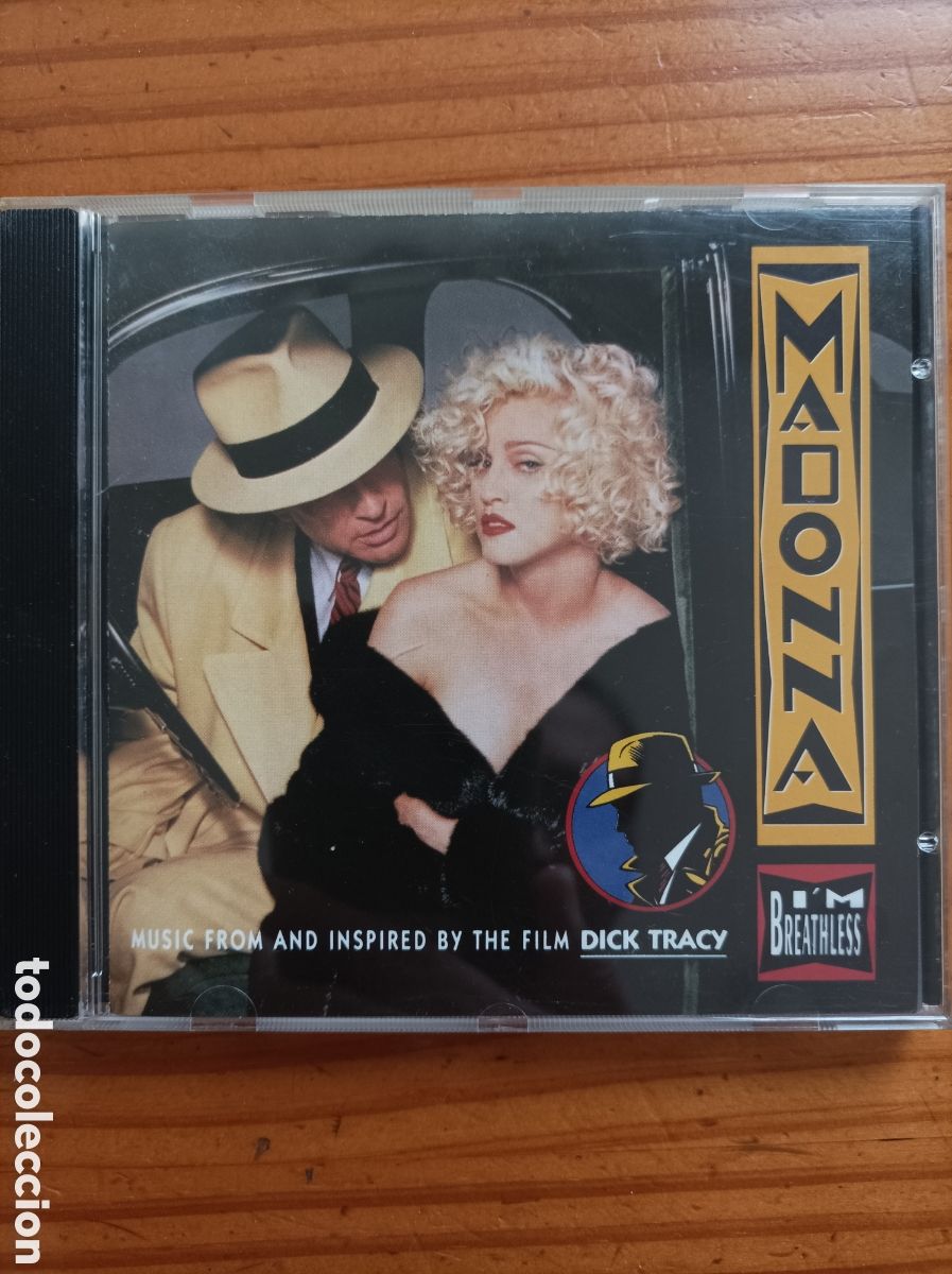 CDs de m&uacute;sica: Madonna. B.s.o. Dick tracy. Cd.