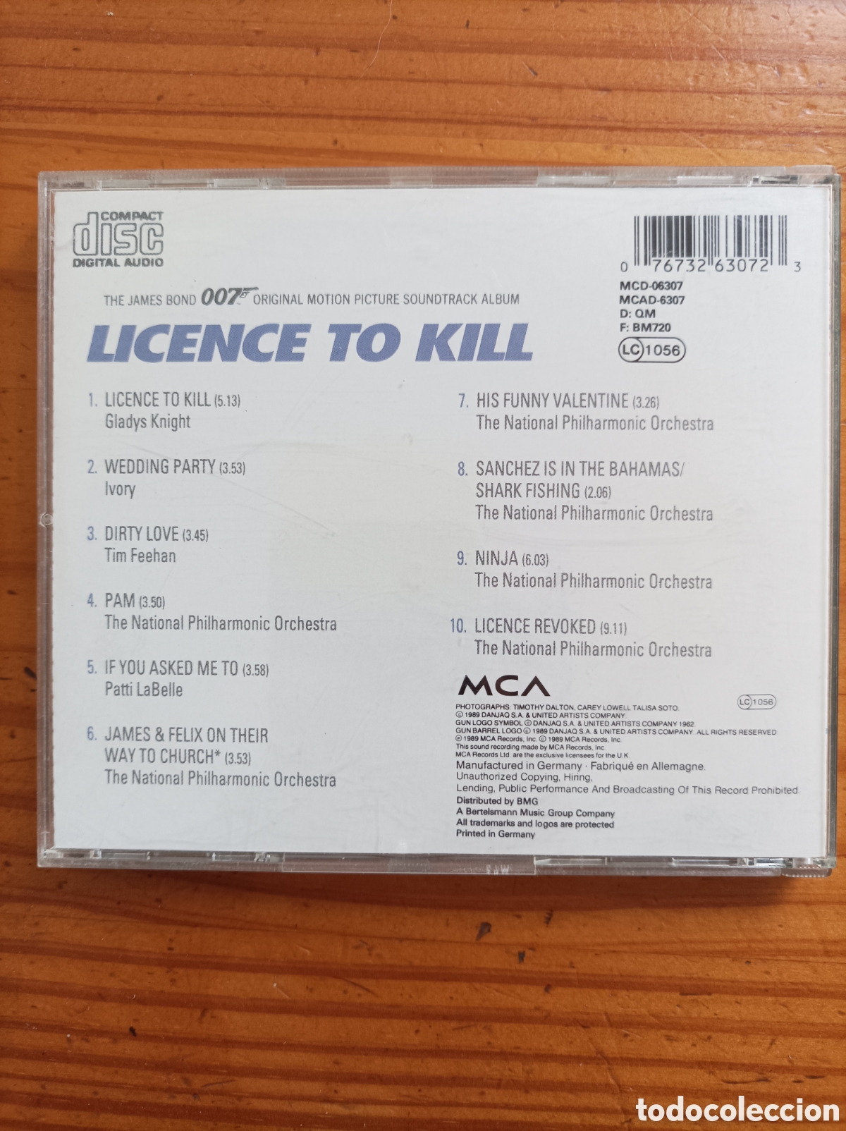 CDs de m&uacute;sica: Licence to kill. B.s.o. cd - Foto 2
