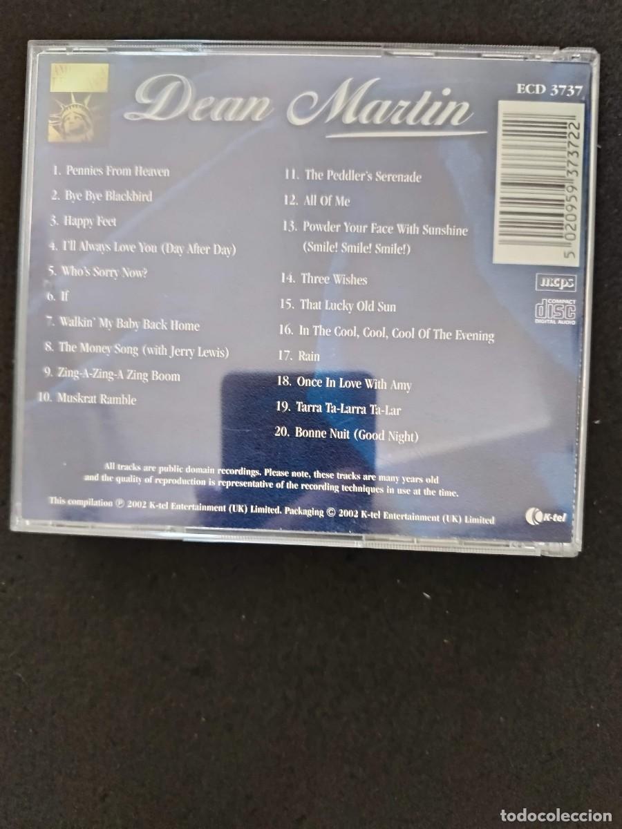 CDs de m&uacute;sica: DEAN MARTIN. 20 OUTSTANDING PERFORMANCES - Foto 2