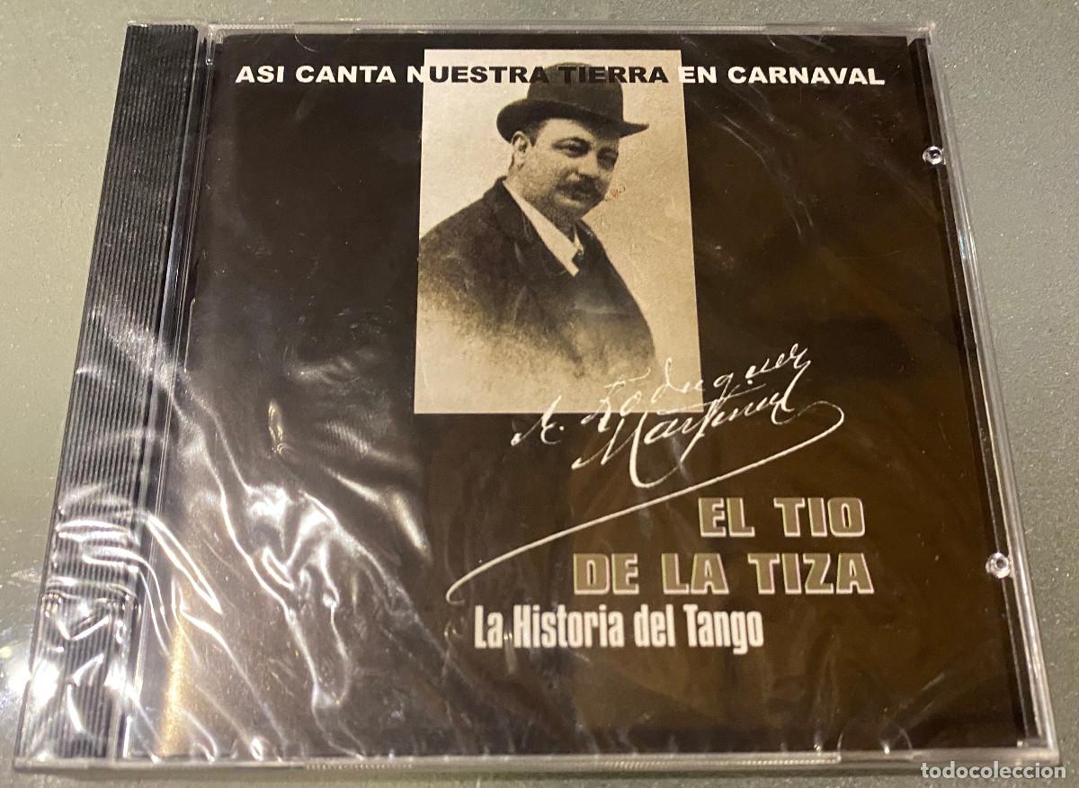 CDs de m&uacute;sica: 'La Historia del Tango', de El T&iacute;o de la Tiza. M&uacute;sica Carnaval de C&aacute;diz. 34 temas. 2008. Precintado.
