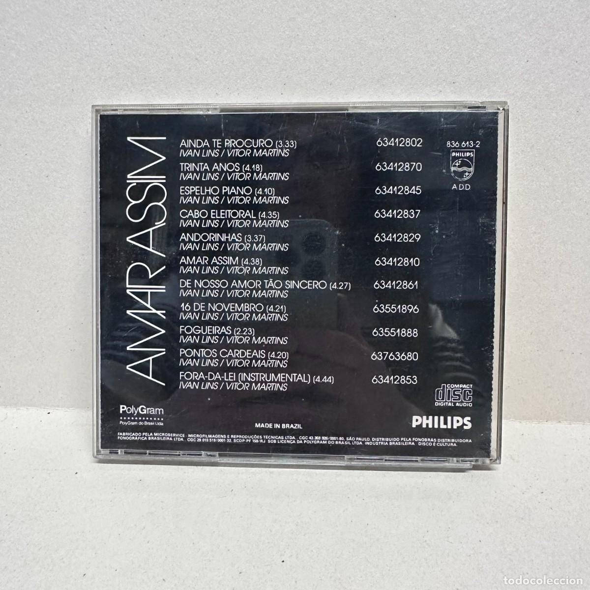 CDs de m&uacute;sica: Ivan Lins - Amar Assim (CD) - Foto 2