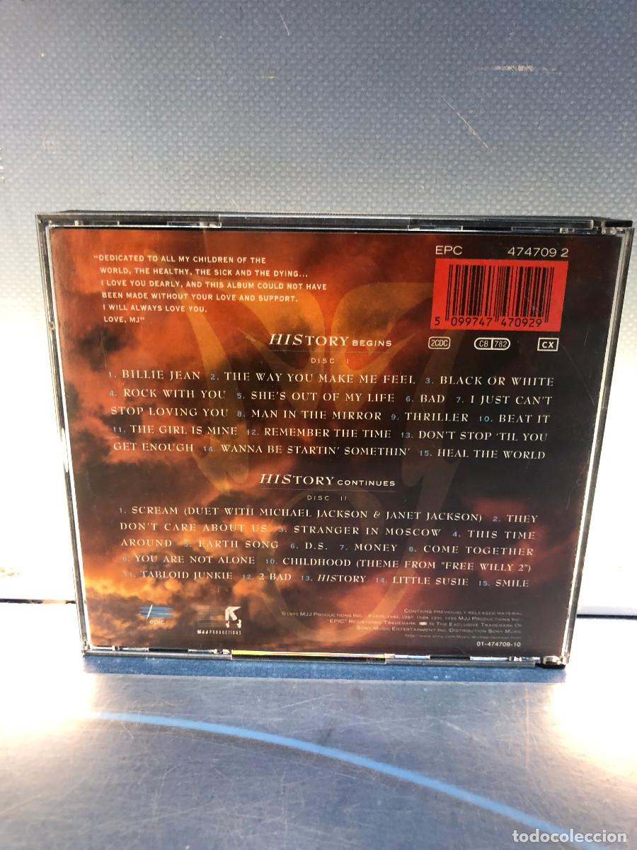 CDs de m&uacute;sica: Cd, Michael Jackson, History, Past, Present And Future, Book I - Foto 2
