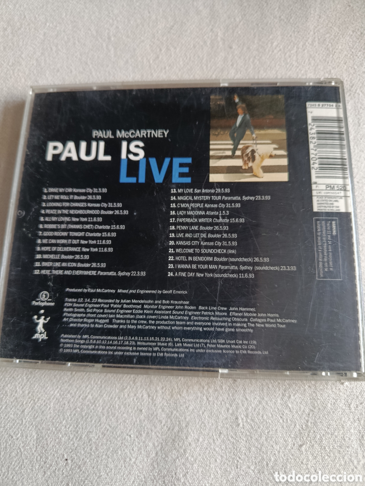 CDs de m&uacute;sica: CD - Paul McCartney - Paul is live - Foto 2