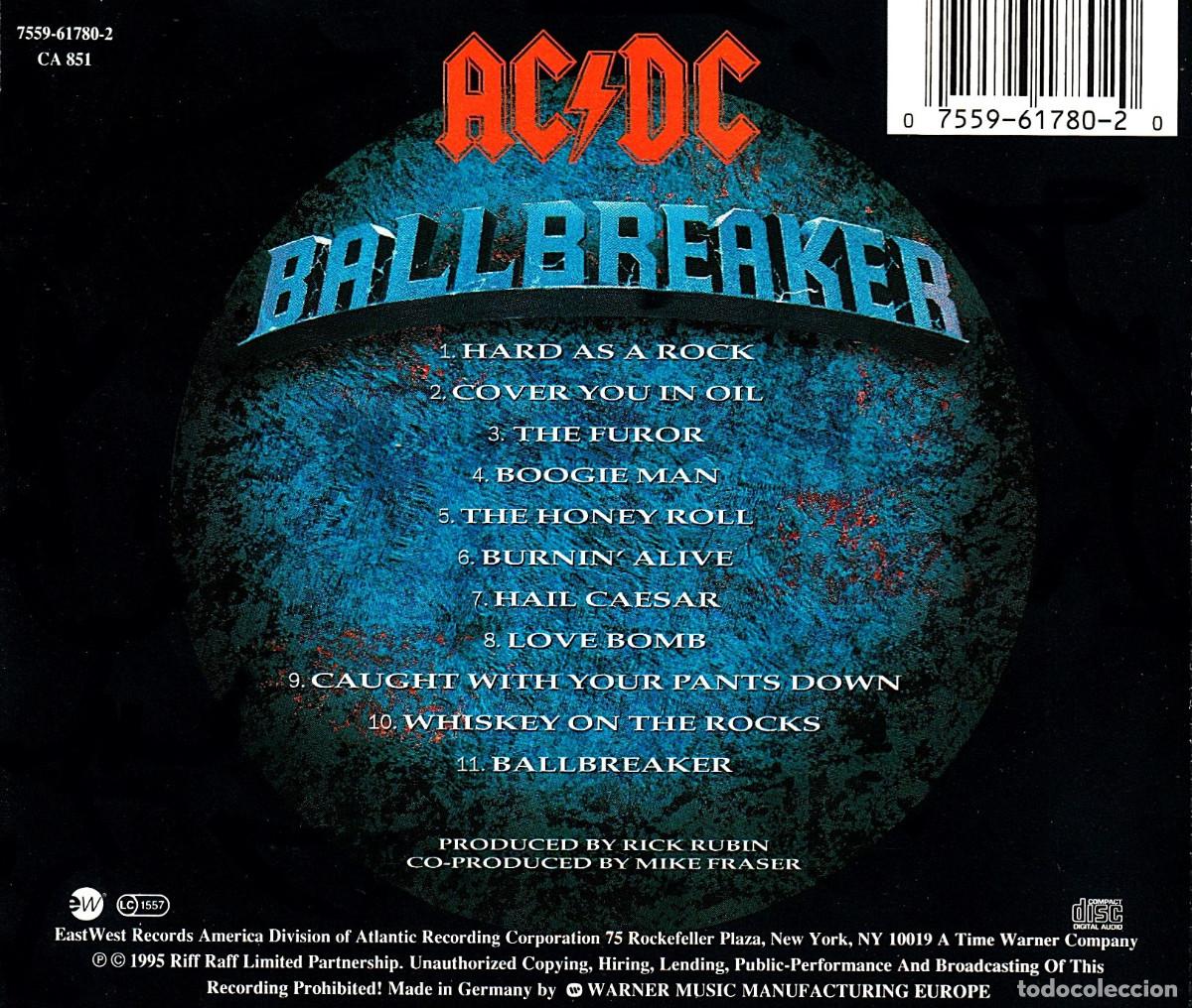 CDs de m&uacute;sica: �G584 - AC DC. BALLBREAKER. CD. - Foto 2