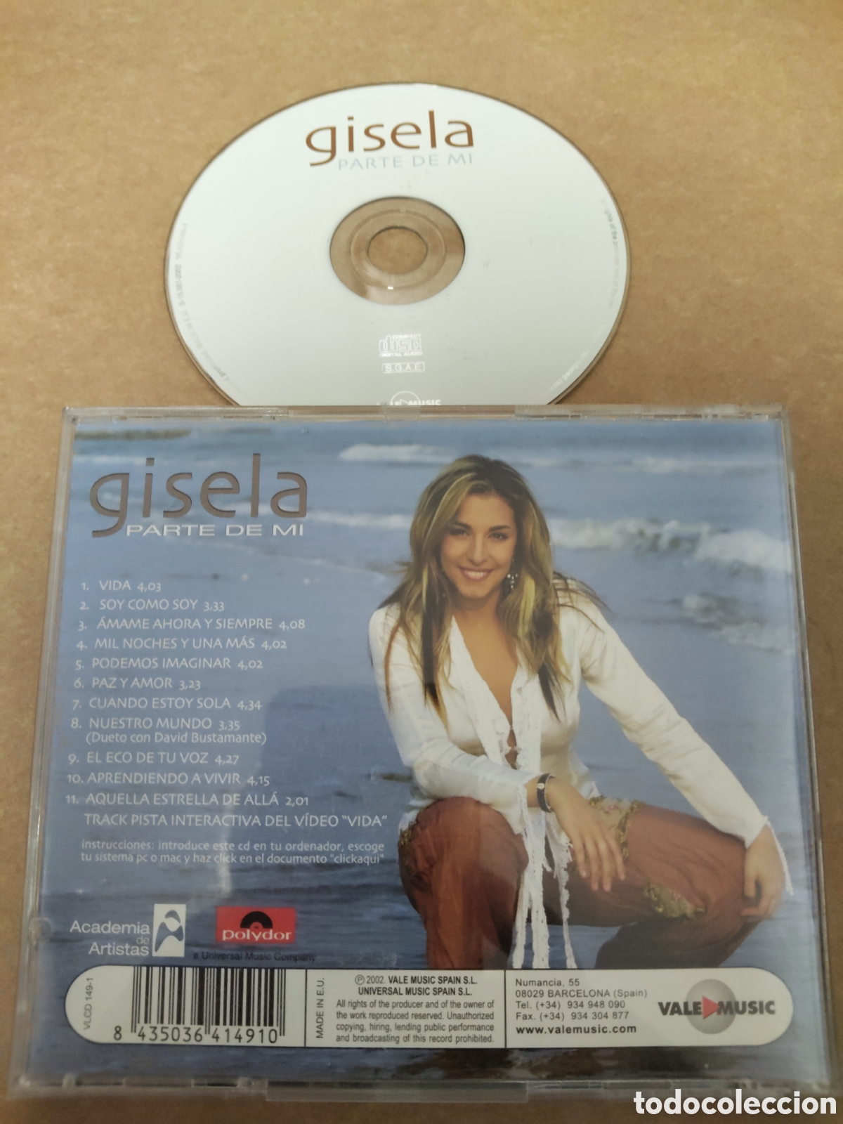 CDs de m&uacute;sica: Parte de M&iacute;&rdquo; de Gisela - Foto 2