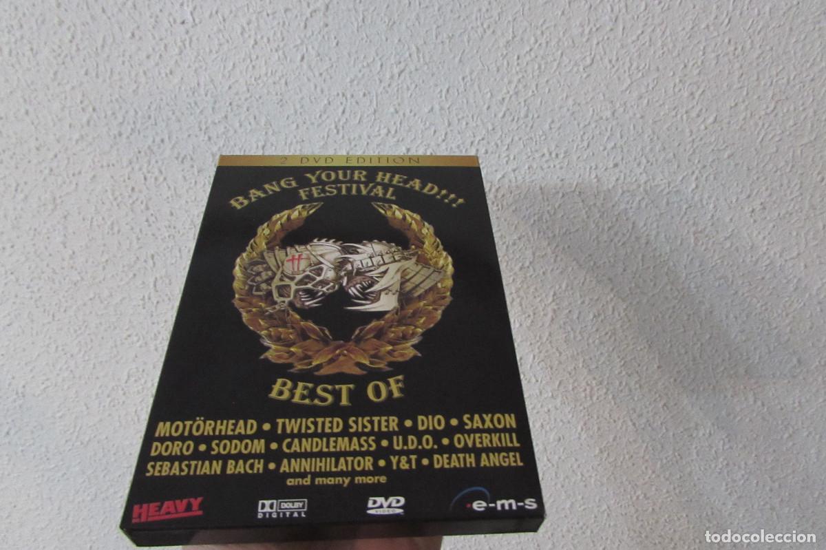 CDs de m&uacute;sica: BANG YOUR HEAD FESTIVAL 2 DVDS..MOTORHEAD..DIO..SODOM..DEATH ANGEL..SAXON..OVERKILL..