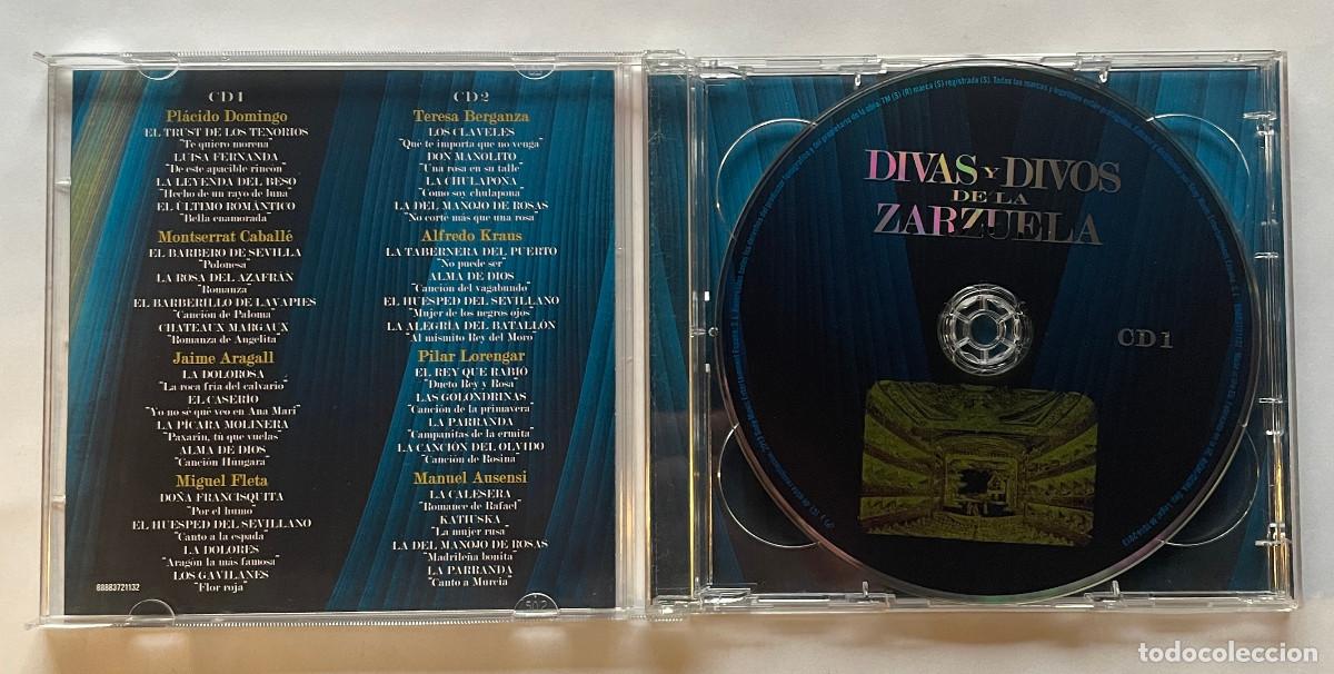CDs de m&uacute;sica: DIVAS Y DIVOS DE LA ZARZUELA / 2CD 2013 SONYMUSIC / ESPA&Ntilde;A - Foto 3
