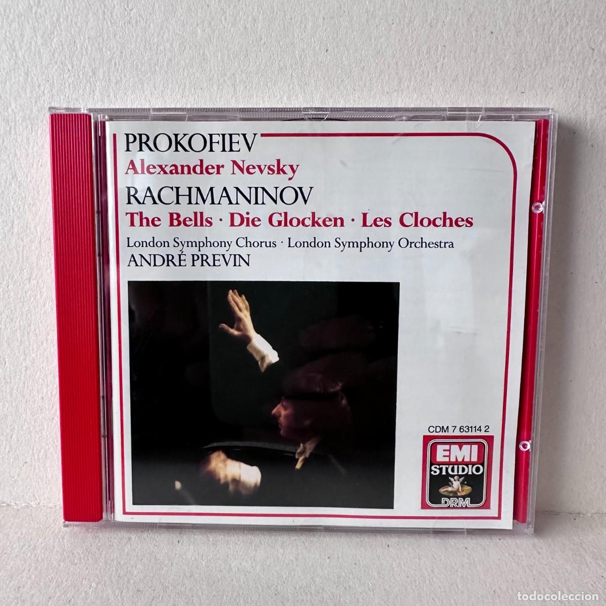 CDs de m&uacute;sica: Prokofiev, Rachmaninoff - Andr&eacute; Previn - Alexander Nevsky, The Bells, Die Glocken, Les Cloch (CD)
