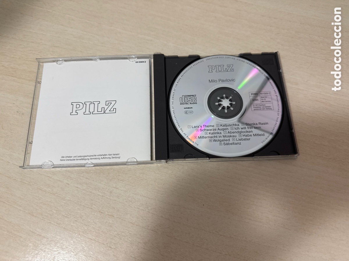 CDs de m&uacute;sica: CD ABENDGLOCKEN MILO PAVLOVIC - Foto 2