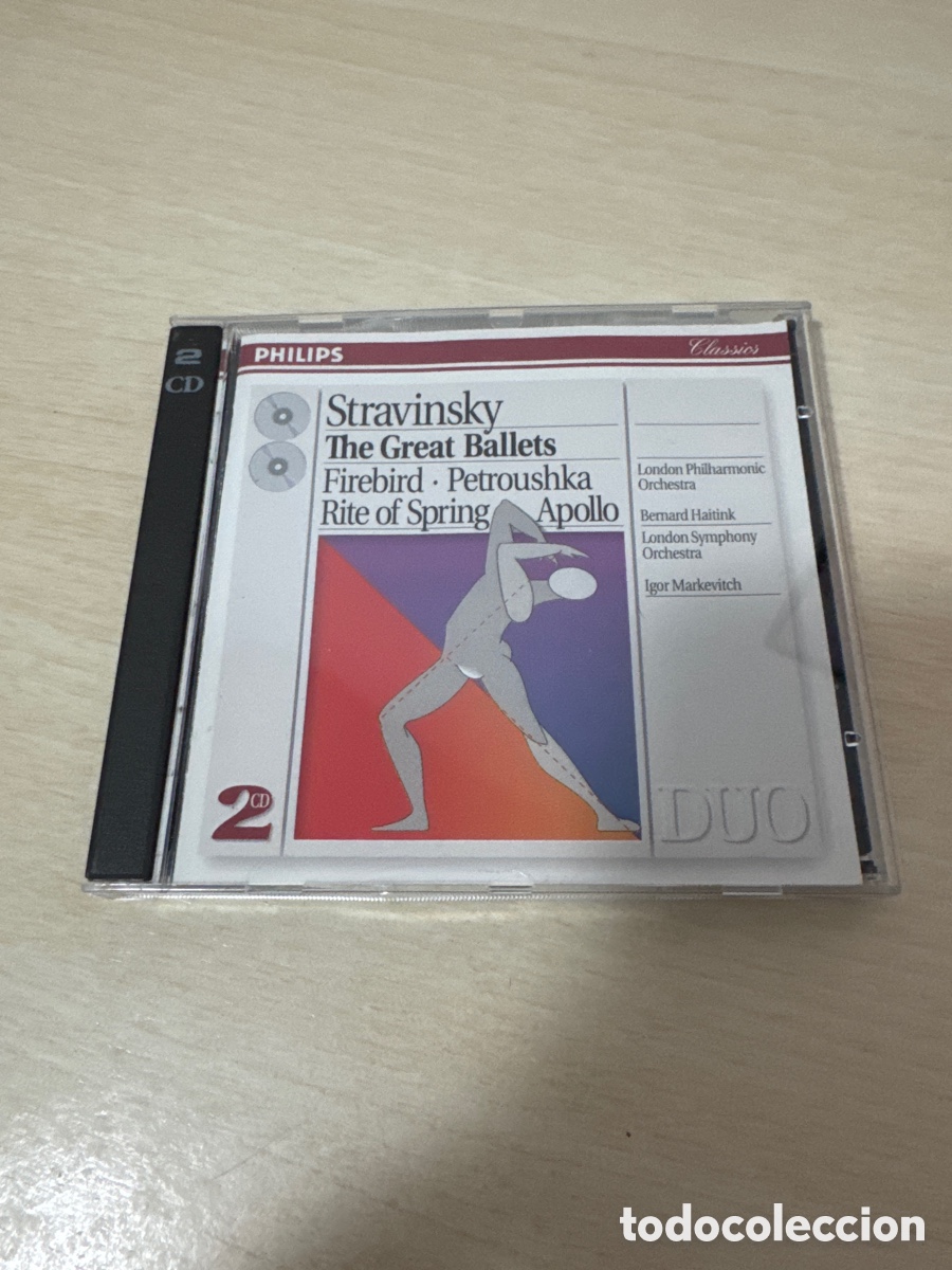 CDs de m&uacute;sica: CD STRAVINSKY THE GREAT BALLETS FIREBIRD PETROUSHKA RITE OF SPRING APOLLO