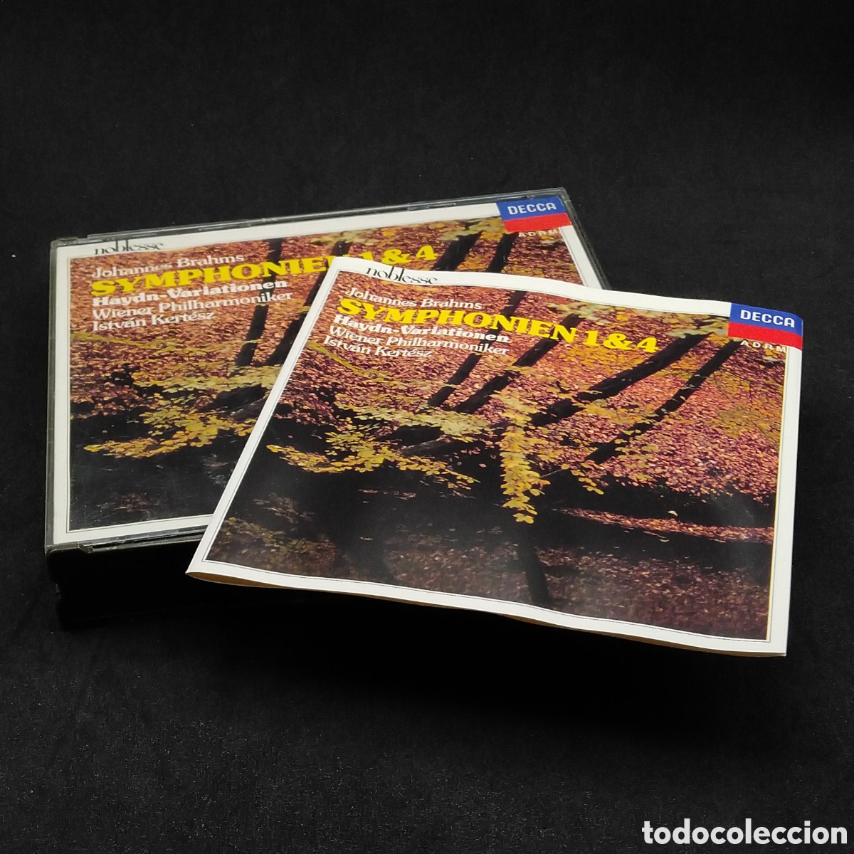 CDs de m&uacute;sica: ISTV&Aacute;N KERT&Eacute;SZ- JOHANNES BRAHMS - SYMPHONIEN 1 & 4 HAYDN VARIATIONEN - DOBLE CD 1987 - VERIFICADOS