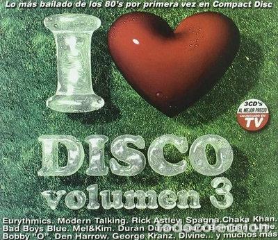 CDs de m&uacute;sica: I Love Disco Vol. 3- 8421597024590
