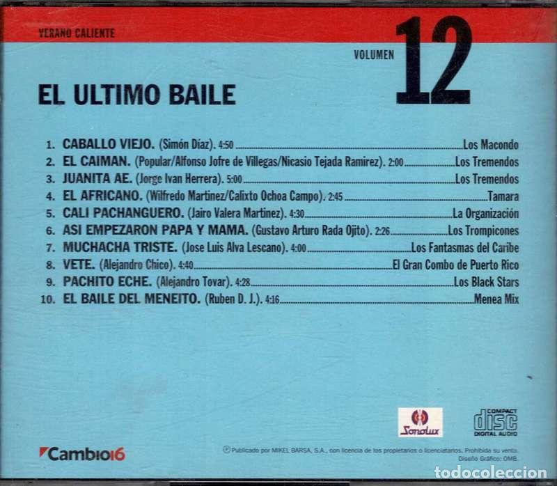 CDs de m&uacute;sica: Verano Caliente 12. El Ultimo Baile. CD - Foto 2