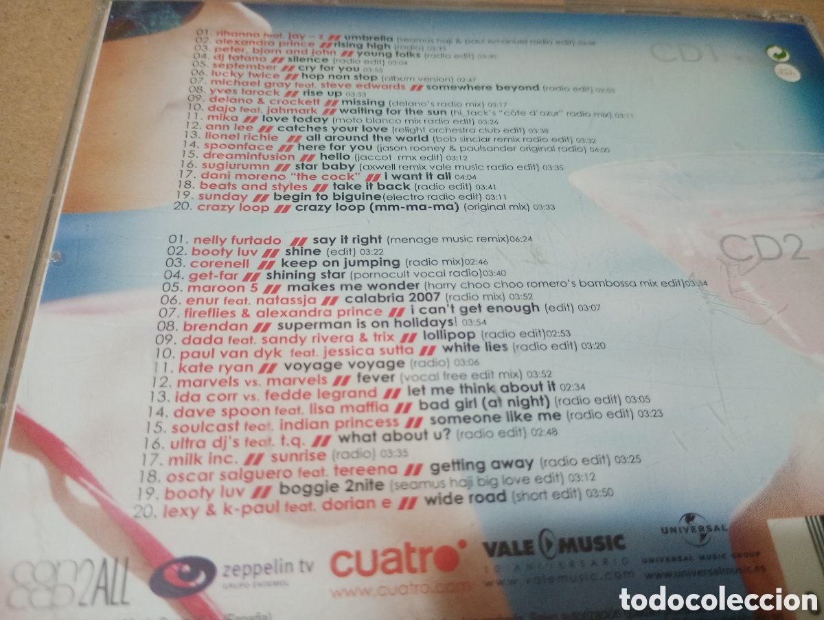 CDs de m&uacute;sica: Super modelo 2007 CD 2 discos - Foto 2