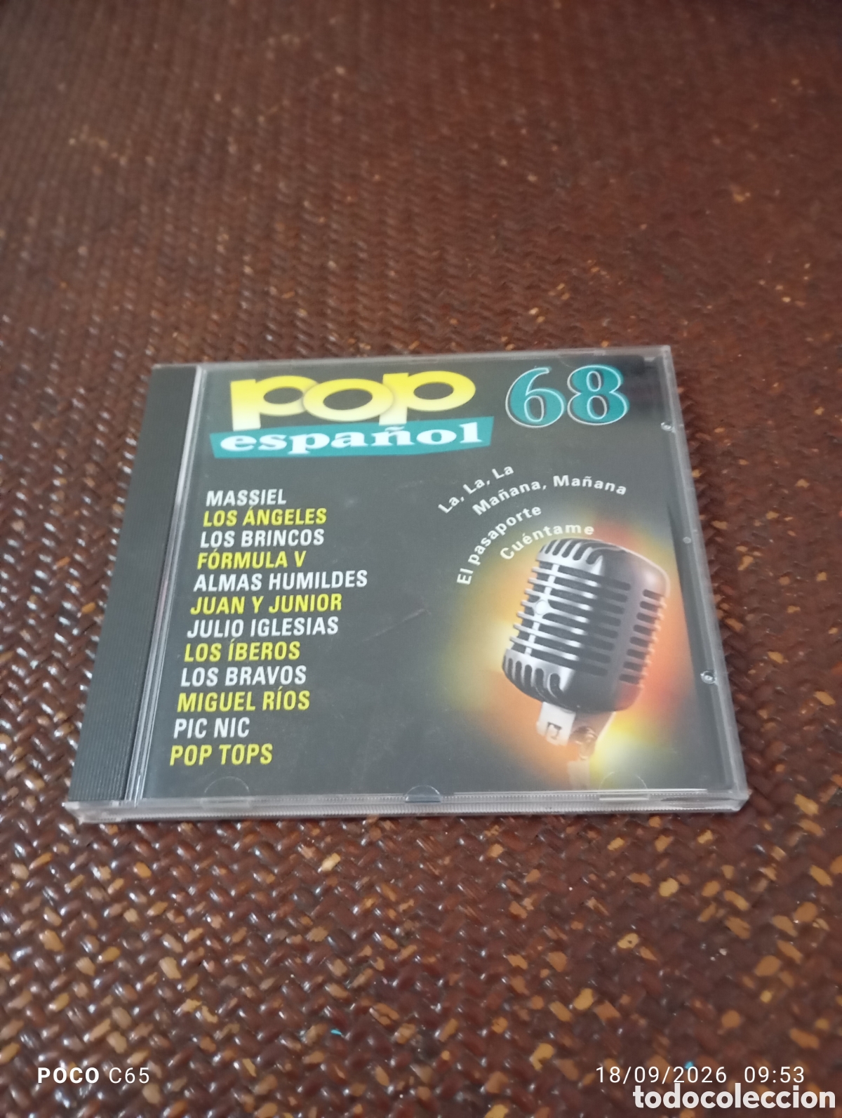 CDs de m&uacute;sica: Pop espa&ntilde;ol 68 Massiel