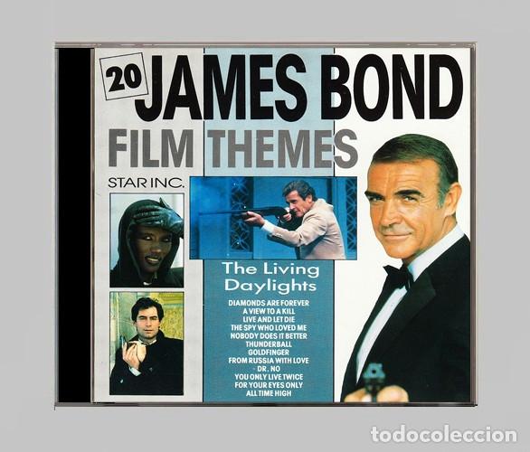 CDs de m&uacute;sica: G626 - JAMES BOND. 20 FILM THEMES. BANDAS SONORAS. CINE. RECOPILATORIO. CD.