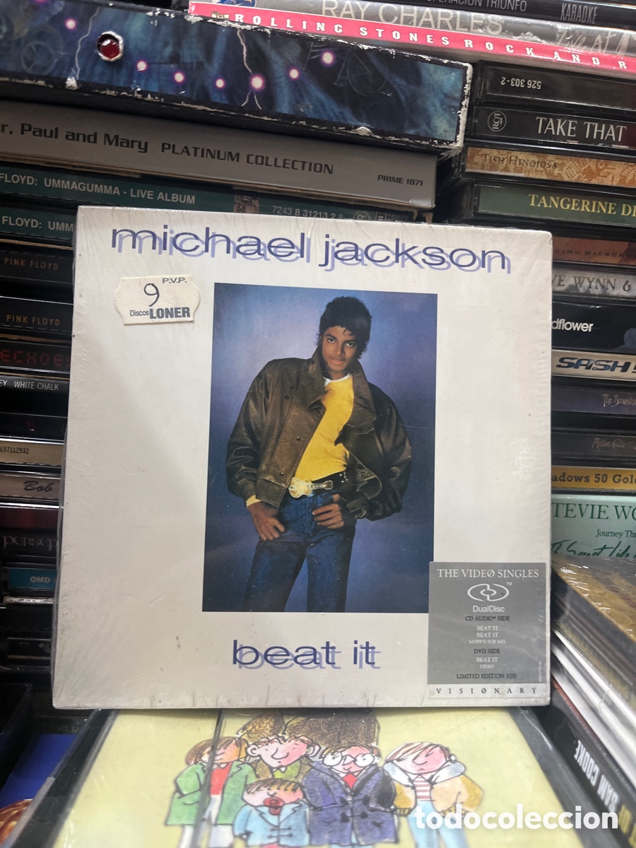 CDs de m&uacute;sica: michael jackson beat it videosingle