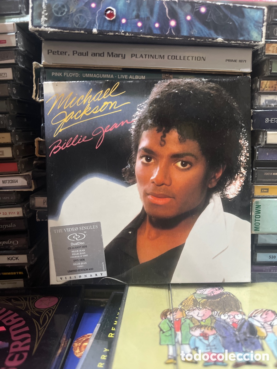 CDs de m&uacute;sica: michael jackson video single billie jean